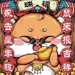 2020年东来也鼠年国潮插画手机壁纸分享 : 长按图片--保存图片如果觉得有帮助，请帮忙点个【在看】
