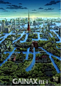 《东京幻想》是动画游戏场景插画师井上惠的作品。该系列是根据东京真实的场景为基础来创作的，描绘了没有人的城市场景，即想像中末日后的东京。
