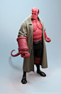 Hellboy, Sebastian Schoellhammer : I gave a 3d modeling/sculpting workshop at the Cologne Game Lab and that's what I came up for that. Lots of learning on my part as well in the process :D
The original concept is by the amazing Ryan Lang: http://ryanlangd