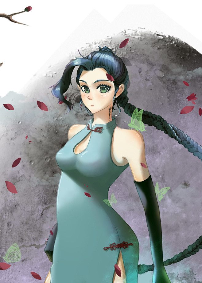 梅花十三半身同人图