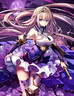 梦幻般的美。金发碧眼的少女特辑 : 美丽顺滑的金色头发与碧空般的眼眸，拥有金发碧眼的女孩子就像妖精一样神秘又迷人。动画和游戏里经常有金发碧眼的人，很多人都以为这是典型白种人的相貌，但是同时拥有金发和碧眼的人其实非常稀少，即使在欧洲也属于少数。今天，就为大家送上描绘了现实世界中非常稀少的金发碧眼的女孩子的插画作品特辑。
