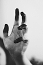 spooky | eerie | fingers | black and white | haunted hands |: