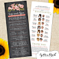 Super cute way to showcase your wedding party! Rustic Sara Wedding Program with Cartoon Illustration of Wedding Party (Printed Programs or Printable File)  https://www.etsy.com/listing/160572131/rustic-sara-wedding-program-with-cartoon?ref=shop_home_activ