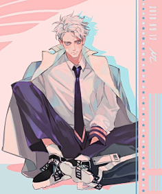 环环环环采集到男 人设