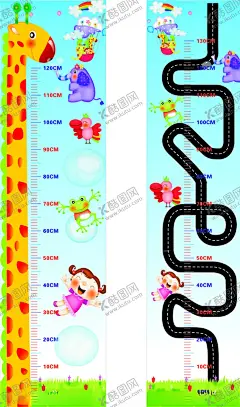 身高图 【酷图网】测量,身高,卡丁车,赛道,海报,易拉宝