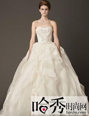 vera wang2013系列婚纱 抹胸...