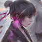 侠客少女的眼睛会说话 新加坡自由插画师Z.W. Gu作品欣赏DeviantArt全收录【624P】