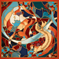 htu455_Silk_scar_pattern_design_Baroque_style_1