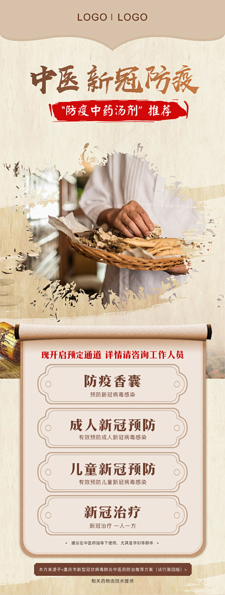 中药新冠预防治疗长图 - 源文件