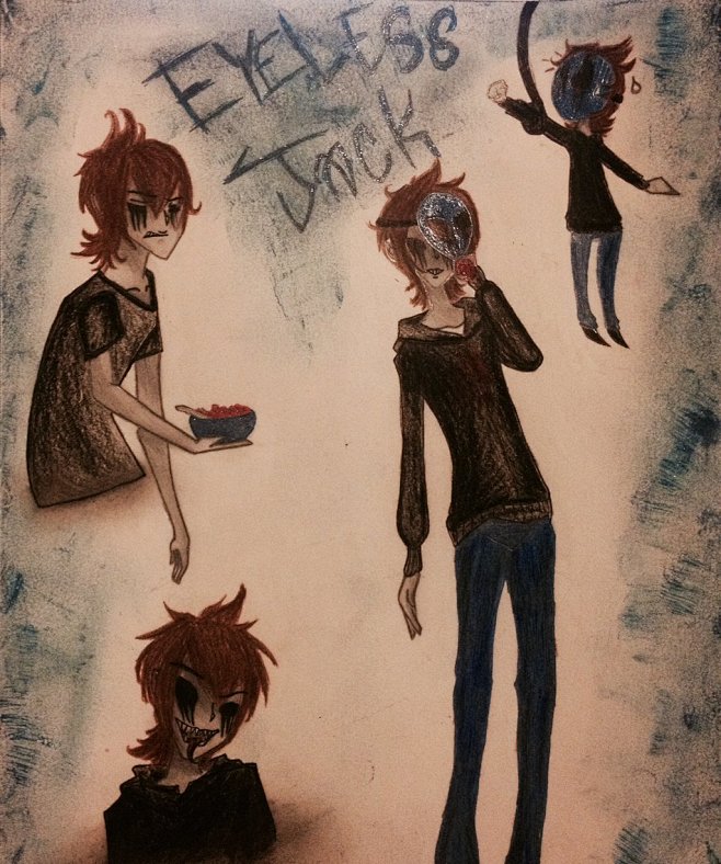 Eyeless Jack doodles...