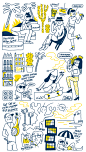 CITIx60 City Guide — Barcelona (illustrations) : Illustration for CITIx60 Barcelona (city guide)