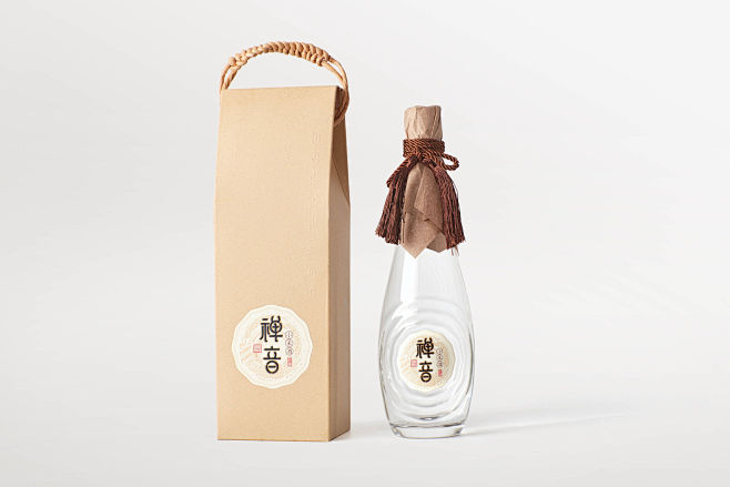 牛皮纸环保创意白酒礼盒包装