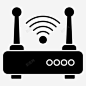 wifi路由器宽带调制解调器互联网设备图标 路由器 icon 标识 标志 UI图标 设计图片 免费下载 页面网页 平面电商 创意素材