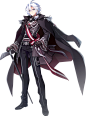 Lass/Dimensional Chaser : Name: Lass Isolet Age: Unknown (in his late teens) Hobbies: Unknown Likes: To be alone Dislikes: His past, circuses Weakness: Dogs Lass was born a half demon and half-human to a father of unknown origins and a human mother. His f