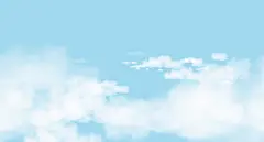 点击来源直接获取大图文件 |天空与云无缝背景，无尽图案的蓝天多云纹理，用于春、夏背景的矢量 3D 横幅自然景观，环境壁纸的无缝图案卡通插画