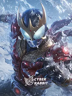 假面骑士壁纸 _ 冰封_1_Cyber Rabbit_来自小红书网页版