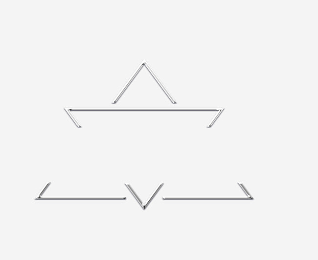 三角形科技标题栏矢量图