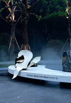 花瓣雕塑