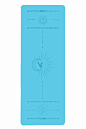 Scorpio Water Sign Yoga Mat in Marine Blue : Our yoga mats have been specially designed to suit any yoga practice or fitness workout. Used correctly our mats are intended to elevate your practice or workout to new heights. Face the sun at the top of the m