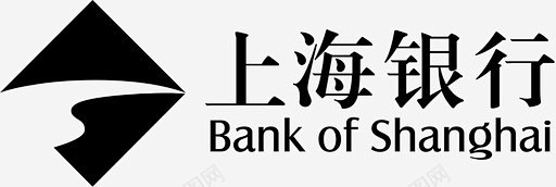 上海银行logo 创意素材