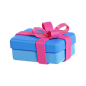 3D卡通粉色礼品盒礼物盒节日促销图标插图PNG免抠图_17