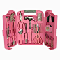 Fancy - Pink Tool Kit Set 149 Pieces