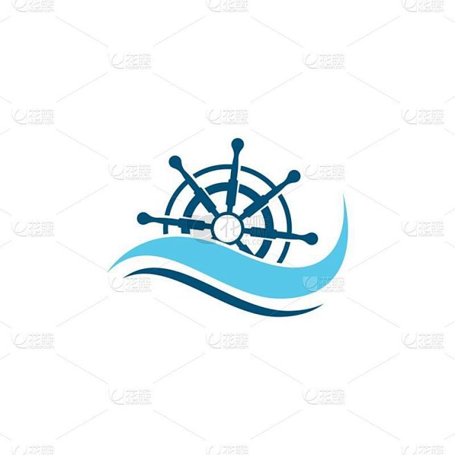 船,矢量,图标,方向舵,车轮,符号,图像,海洋,舵,手