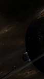 暗黑星球大气宇宙科幻H5背景图