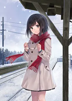 【啊美丽的银白世界】雪特辑 : 现在已是最适合雪的季节了。小时候，每次看到积雪都会莫名地感到特别开心呢。雪落下的白色，是唯有这个时节才能看到的美丽风景。下面就为大家送上描绘了飘落的纯白雪花的插画特辑。一起来欣赏这充满幻想的雪世界吧。