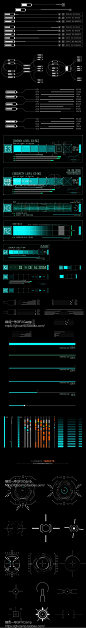 AE模板-800+电影游戏高科技HUD科幻UI动画元素合集包 | GFXCamp