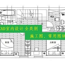 CAD室内设计施工图常用图块图库全类别汇...