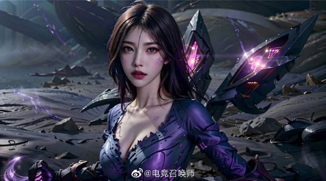哇噻！绝美啊！AI卡莎！

#电竞艺术家...