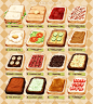 Various Bread Toppings by Konett