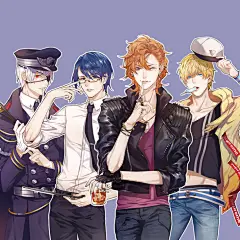 叻普哒 男子图鉴胶带日本和纸特殊油墨动漫人物手账贴纸血型君-淘宝网