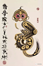 韩美林画笔下的十二生肖动物画，难得集齐了！