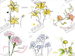 矢量手绘花卉 【酷图网】花卉花语,清新植物,清新花卉,花卉,花,花朵,花儿,卡通,手绘,可爱花朵,森系小清新,花枝,花瓣,水彩花朵,水彩花边,花朵花语,花艺,浪漫,花艺插花,鲜花,水彩花卉,手绘花藤,花边,森系花枝,淡彩花枝,花卉花草,浪漫唯美,浪漫温馨,淡雅花枝,花束,植物,园艺,园林艺术,装饰画