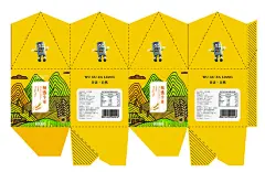 五谷杂粮系列产品包装设计模板展开图食品礼盒包装袋ai设计素(1)