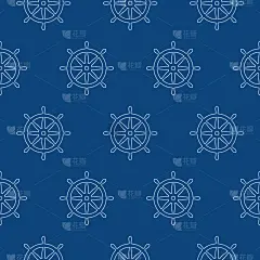 舵,船,四方连续纹样,双桅帆船,锚,夏天,白色,包装纸,式样,可爱的