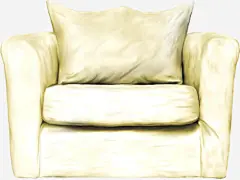 手绘沙发高清素材 家具 手绘 椅子 沙发 白色 免抠png 设计图片 免费下载