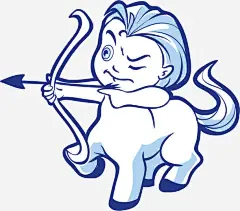 十二星座矢量图免抠素材_新图网 https://ixintu.com 十二星座 卡通 射手座 手绘 插画 星座 矢量图