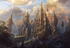 虫世木-w采集到绘画参考-背景