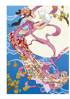 中秋嫦娥奔月