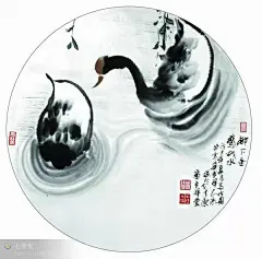 国画家禽百图欣赏 ——《鹅》