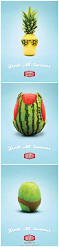 新鲜整个夏天：Calgary农贸市场广告 （更多精彩创意关注@非创意不广告）