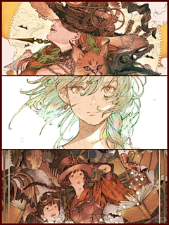 1/16

阿丹爱画画

关注
笔触细腻且不失华丽充满想象力插画师黑イ森
今日推荐插画师
✨黑イ森
kuroimori_insta

日本插画师，色彩怀旧柔和，笔触细腻且不失华丽。

老师还创作过许多FF14的同人插画，是SE的固定合作画师。出了作品集『琥珀色的蒸汽飞艇』

我是阿丹，每天分享灵感、插画、北京展览、艺术信息给大家，还会画一些原创专属定制手绘鞋

欢迎小红薯们在评论区推荐自己喜欢的插画师哦，我会认真挑选国内外优秀插画师艺术家作品向大家分享哒

和阿丹一起审美提升！

_
#画画的日常
 #插