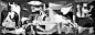 格尔尼卡/西班牙/毕加索/布上油画/纵349.3×横776.6厘米/马德里国家索菲亚王妃美术馆藏