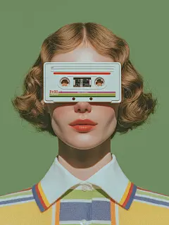 Retro Futuristic Portrait