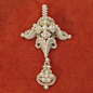 Late Georgian Openwork Natural Mother-Of-Pearl Pendant Covered With Numerous Natural Seed Pearls Of Varying Sizes  - American   c.1830: 