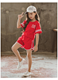女童夏装2018新款韩版时髦套装中大童两件套儿童运动休闲潮衣夏季-淘宝网