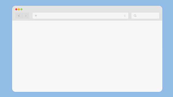 扁平化风格的浏览器UI界面设计 